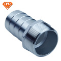 stainless steel threaded hose nipple pipe fitting